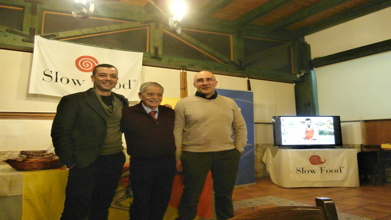 Piero Garifo con l'organizzazione SlowFood